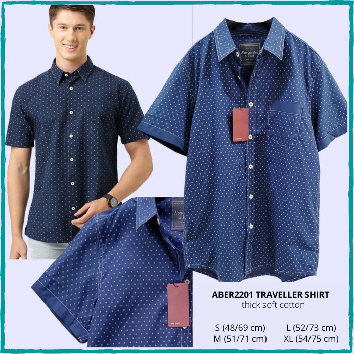 Kemeja Branded Wanita - ABERCROMBIE&FITCH 2201 TRAVELLER SHIRT