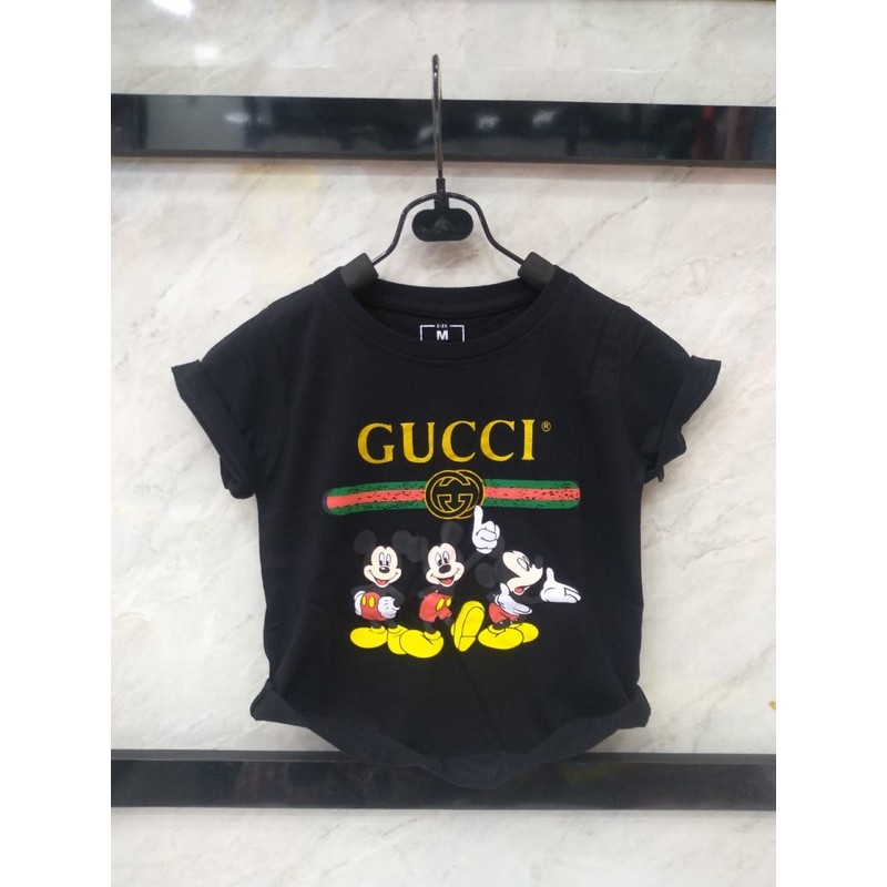 KAOS ANAK CEWEK GUCCI TSHIRT TUMBLR TEE BAJU ATASAN ANAK PEREMPUAN LENGAN PENDEK BAJU ANAK