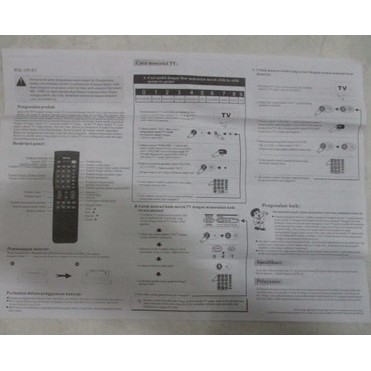 Remote TV RETIVE Serba Bisa / Remote Multi Tanpa Program Lengkap ***TOP/Remote Universal