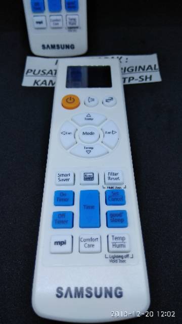 REMOTE REMOT AC SAMSUNG EVAP CLEAN ORI ORIGINAL