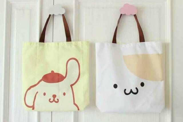 Tas Belanja Lipat Karakter Lucu Tas Tenteng /  Totobag / Tas Tenteng  / Tas Go Green