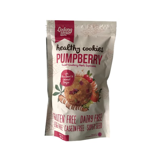 

Pumpberry Biskuit Gluten Free Ladang Lima Cookie snack sehat