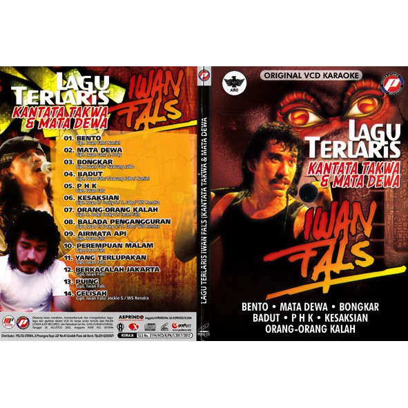 VCD KARAOKE vcd karaoke iwan fals kantata takwa & mata dewa