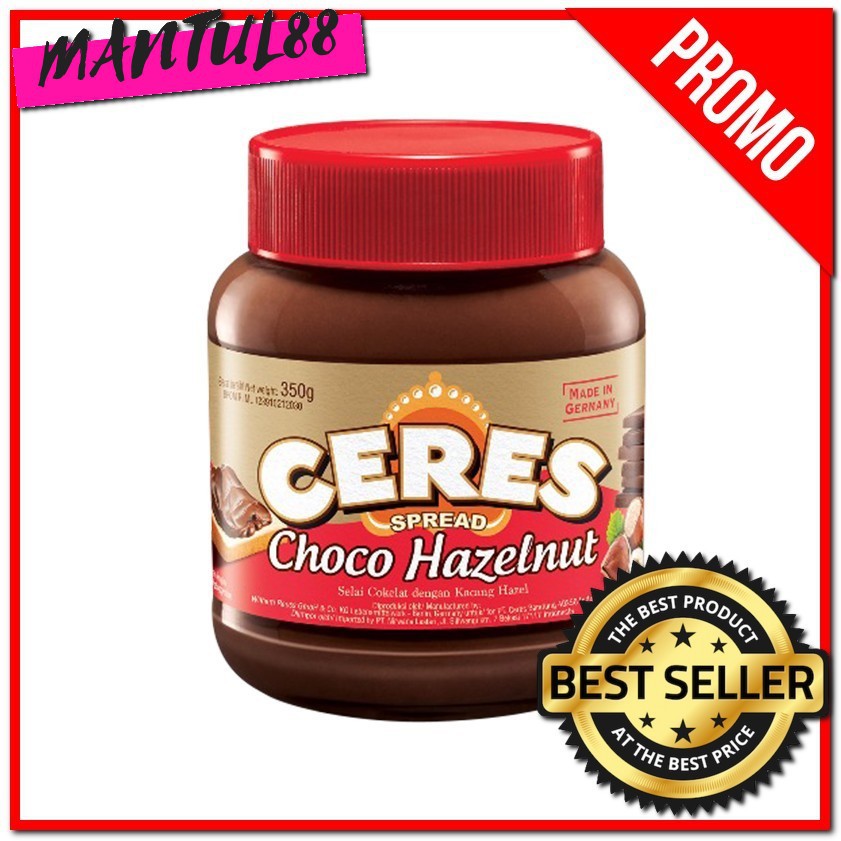 

CERES SPREAD CHOCO HAZELNUT 350gr 350 gr gram MURAH SELAI COKLAT COKELAT CHOCOLATE