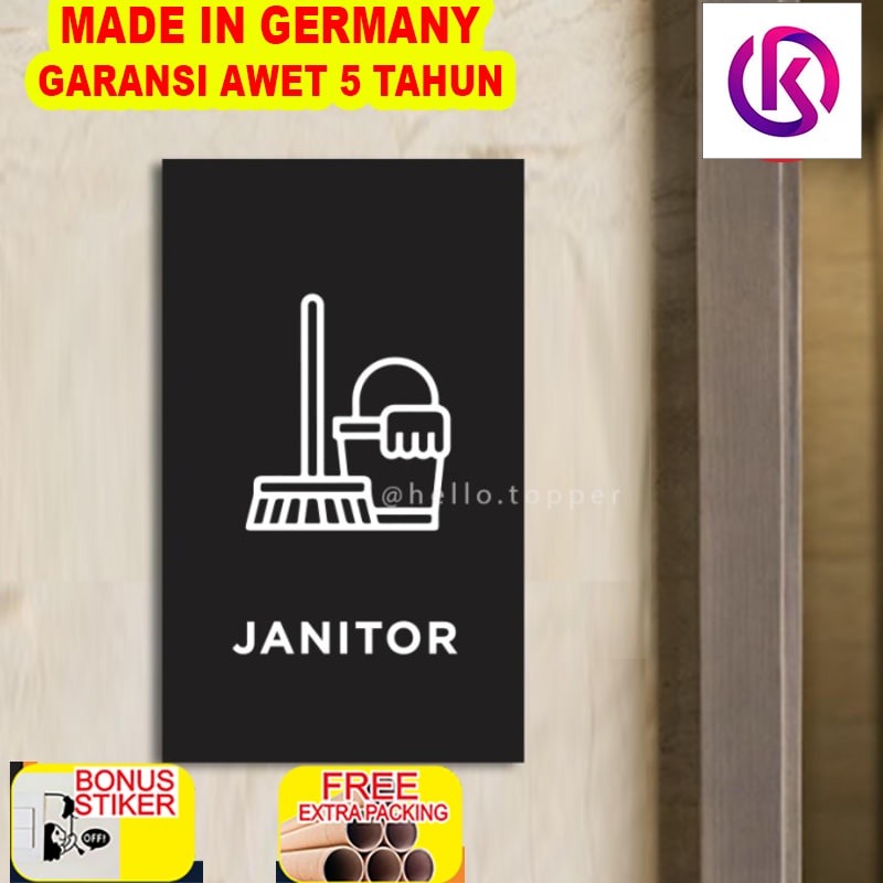 

Grosir Sign Janitor Acrylic Modern 15x25 | Sign Board Acrylic