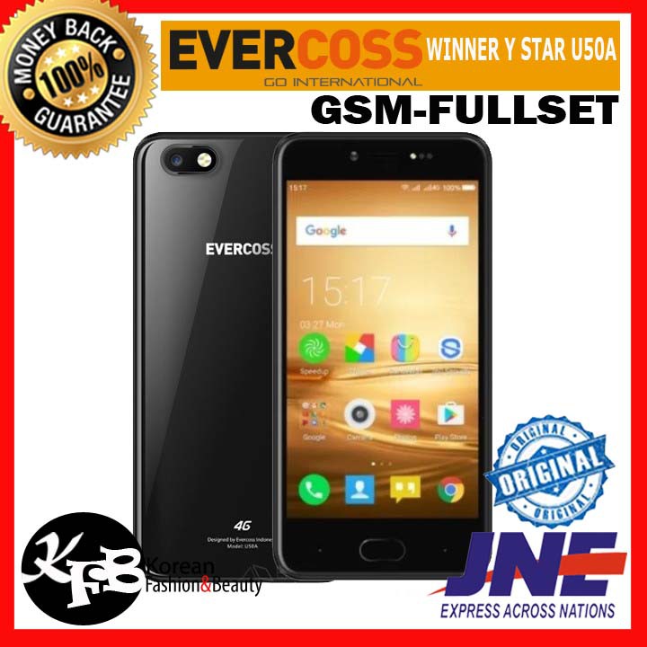 Hp murah Android EVERCOSS WINNER Y STAR U50A 2/16GB + FINGER PRINT