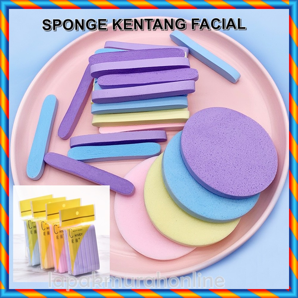 SPONS KENTANG FACIAL STICK / SPONGE KENTANG FACIAL / SPONS FACIAL PEMBERSIH MUKA