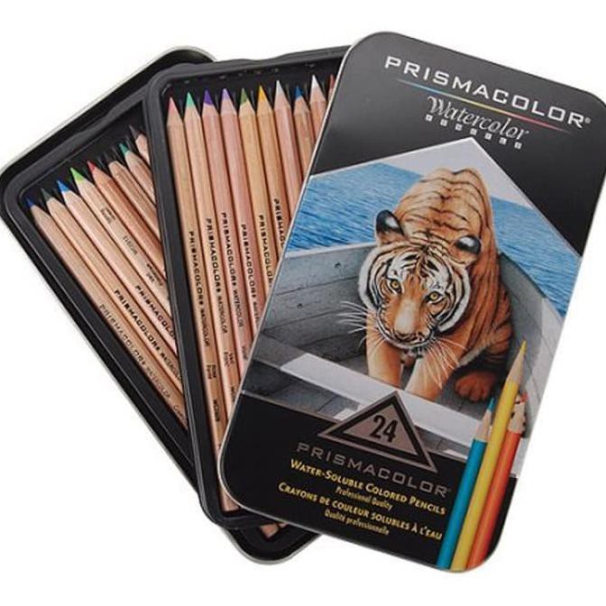 

Ready! Hq Prismacolor Premier Water Color 24 Colored Pencil Set Murah