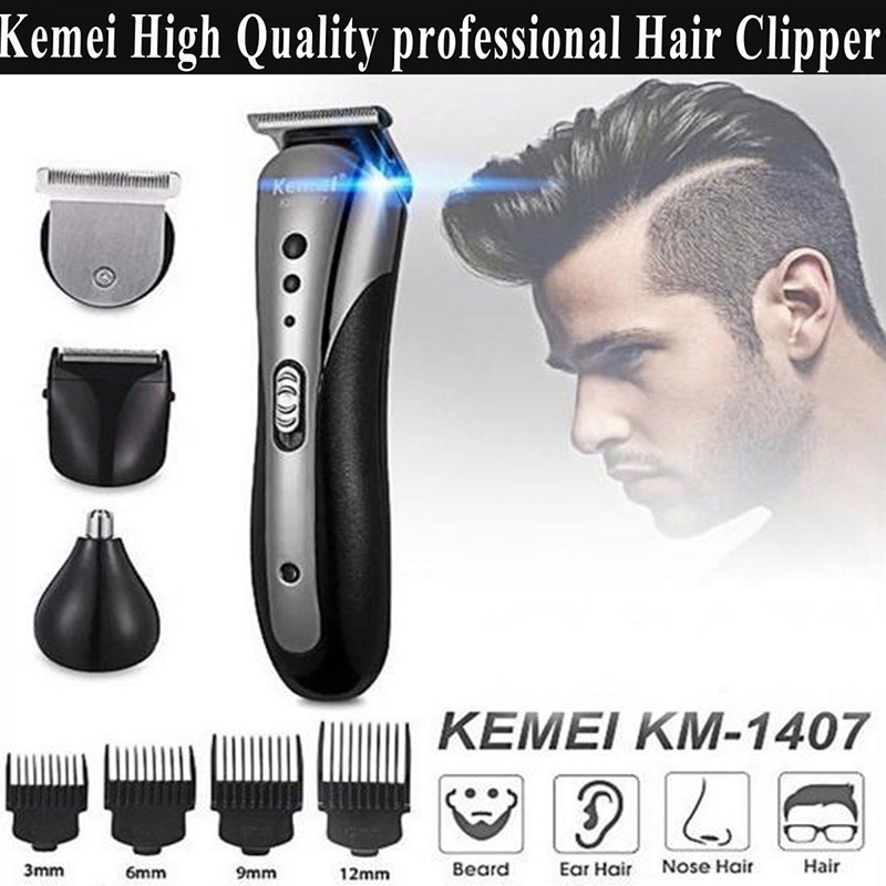 Kemei 1407 1419 730 1506 3 In 1 Pisau Cukur  Listrik  Isi 