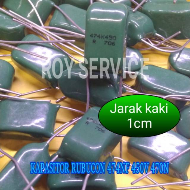 Kapasitor Rubycon 474nF 450V Original