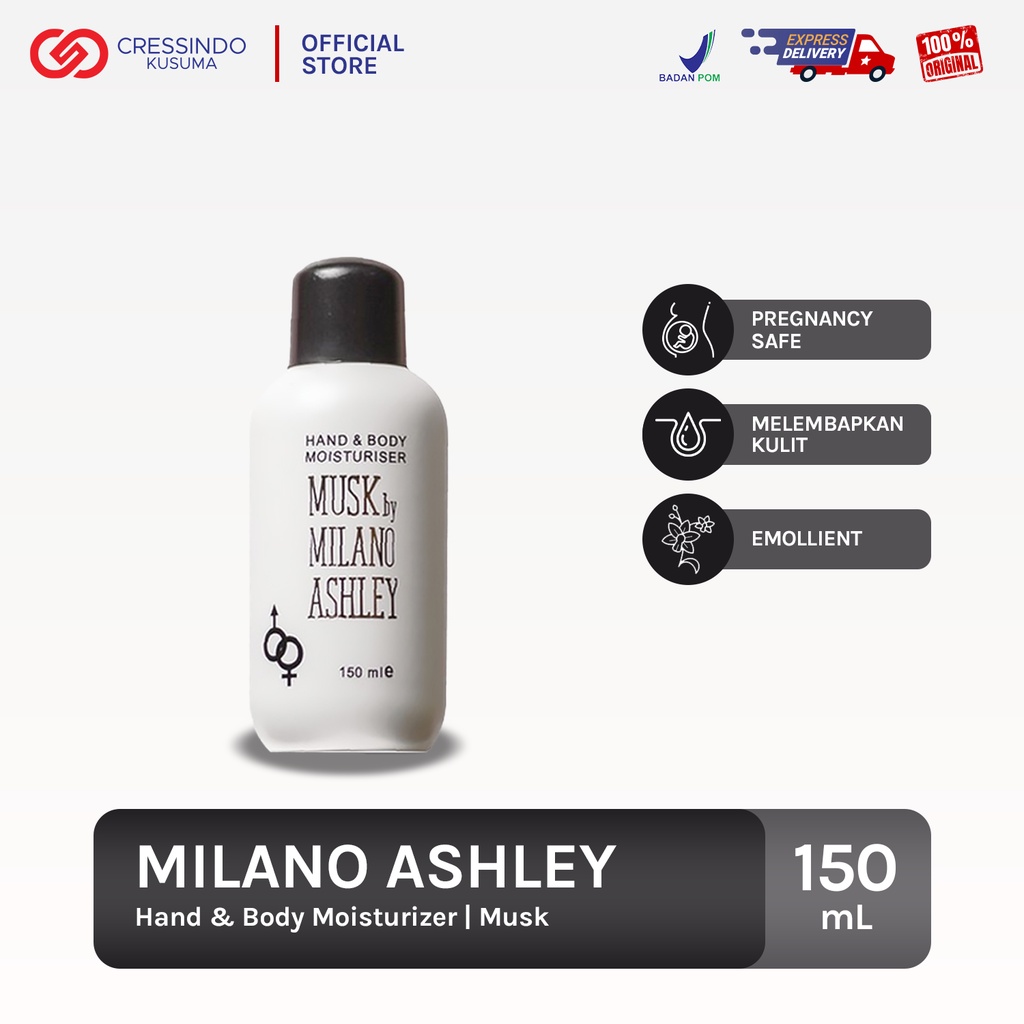 MUSK BY MILANO ASHLEY Hand &amp; Body Lotion Moisturiser