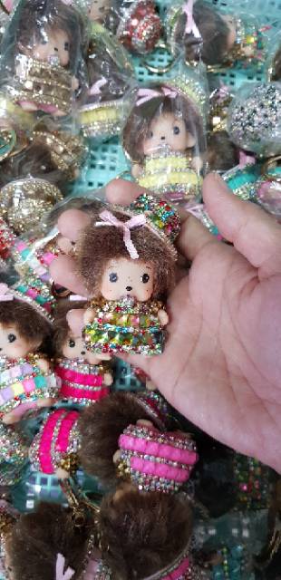Monchichi Baby Girl doll bagcharm