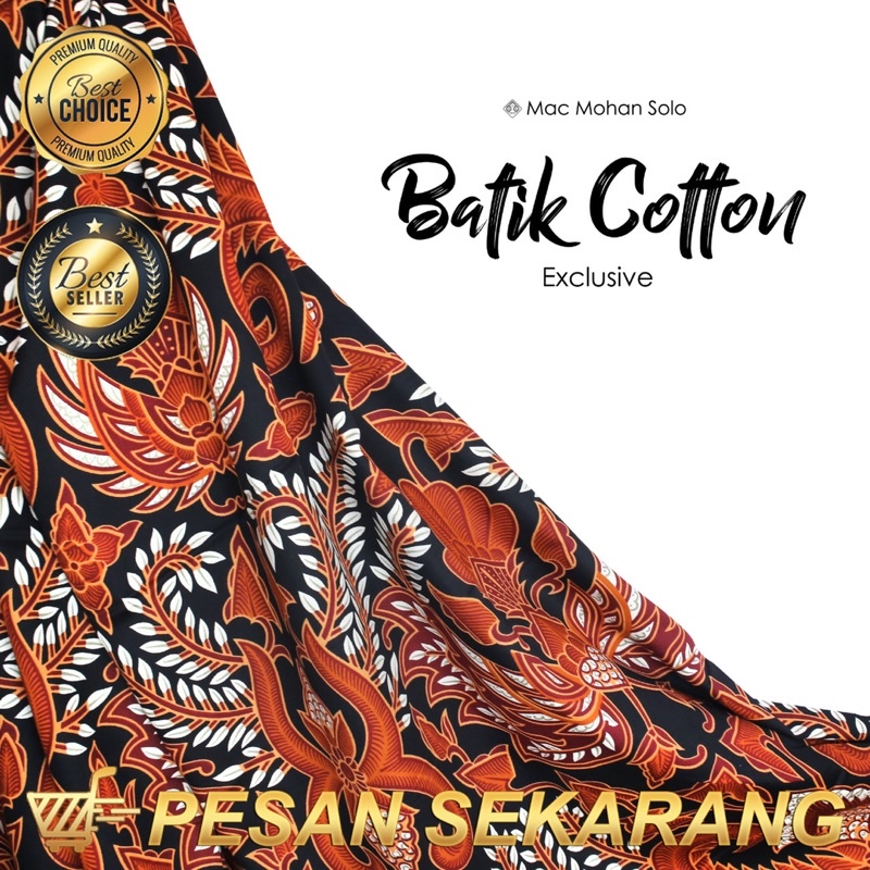 [NEW ARRIVAL] BATIK COTTON EXCLUSIVE PREMIUM 60's BY MACMOHAN BATIK KATUN MODERN &amp; KEKINIAN MEWAH