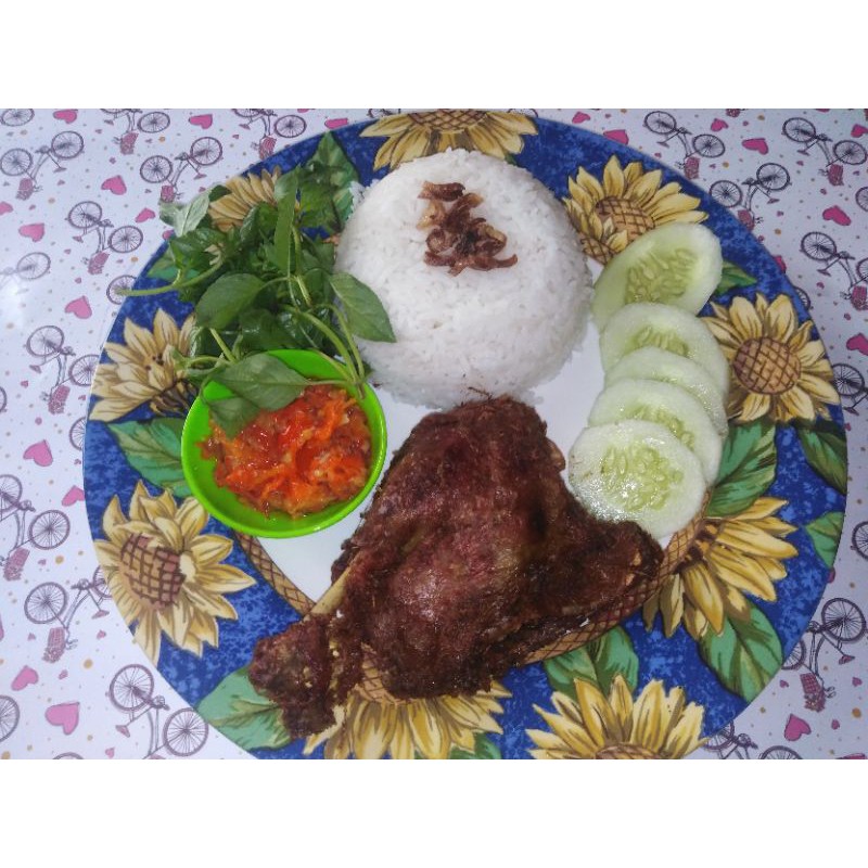 

Bebek Goreng Paha/Dada + nasi