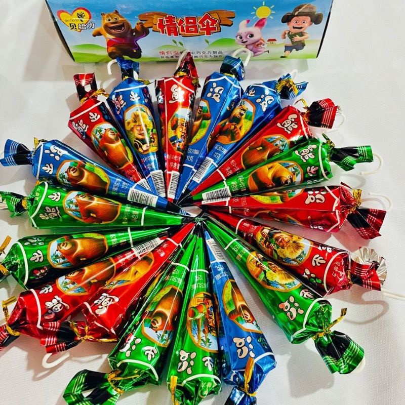 

Permen Biskuit Coklat Payung Bear / Peppa Pig
