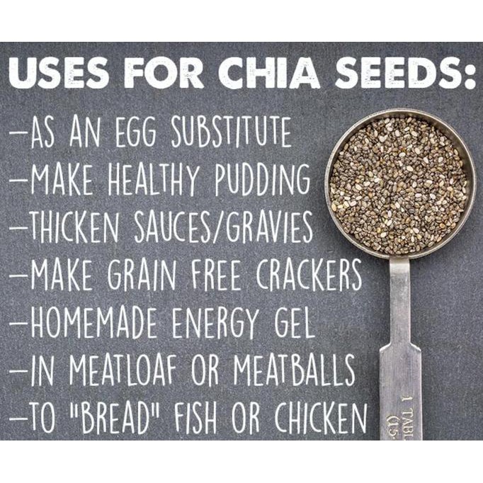 

ORGANIC BLACK CHIA SEEDS 300 GR