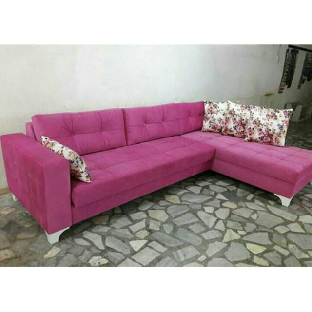 Kursi sofa sudut , sofa leter L