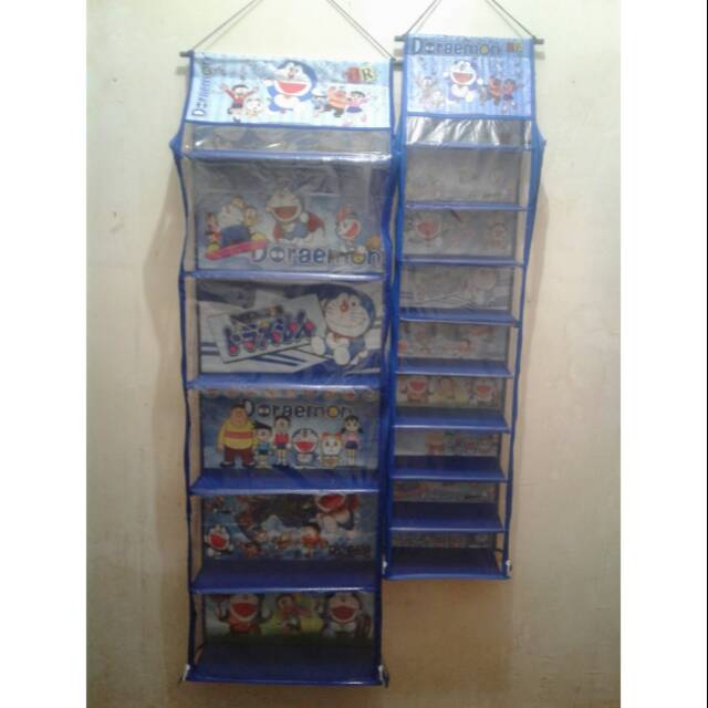 PAKET RAK TAS DAN RAK SEPATU GANTUNG KARAKTER / RAK TAS GANTUNG / RAK SEPATU GANTUNG KARAKTER