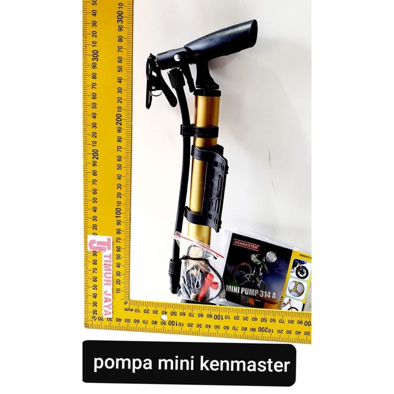 POMPA MINI 314A KENMASTER / POMPA RODA ALUMINIUM KM-314A / POMPA BOLA KENMASTER ORIGINAL