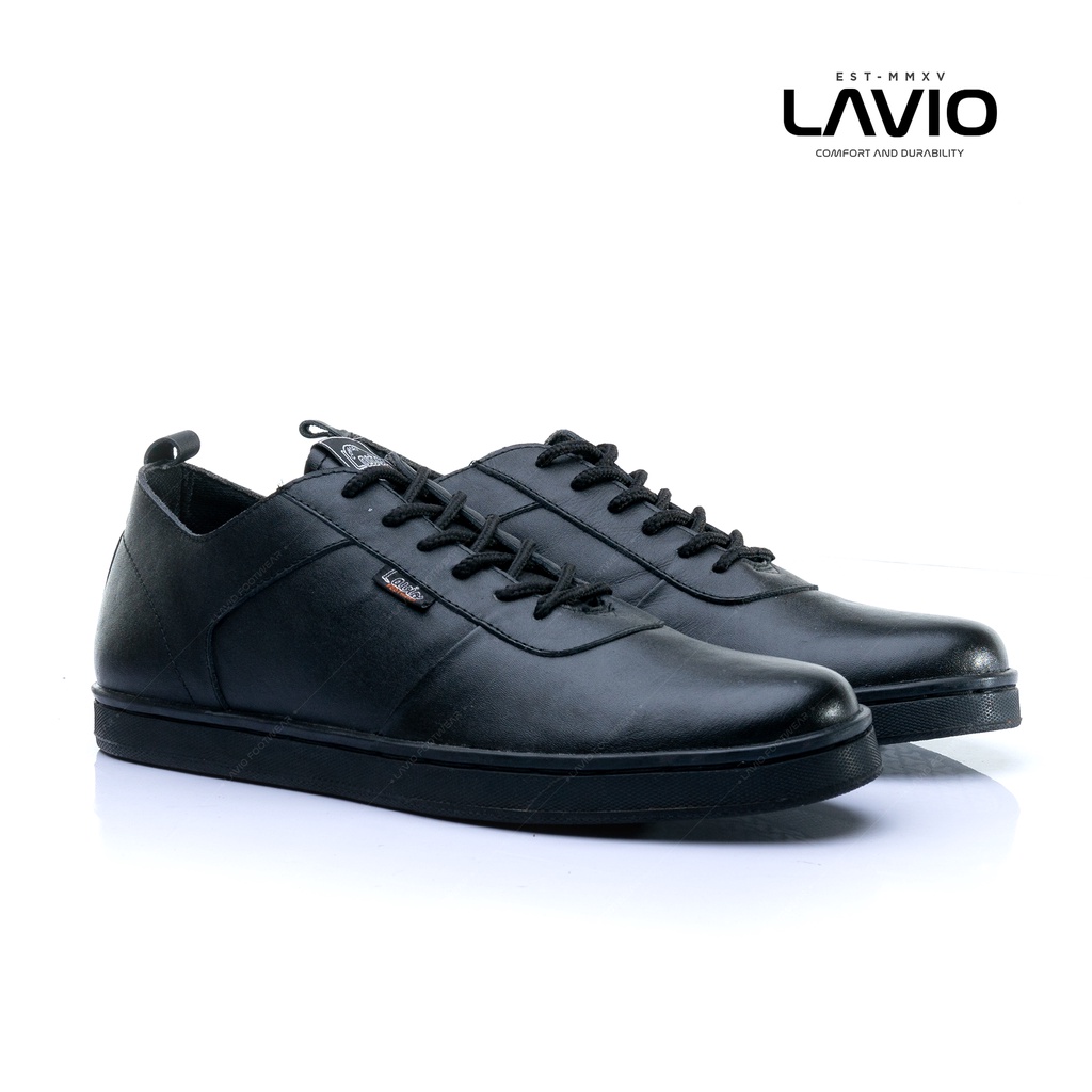 Sepatu Sneakers Pria Casual Original Keren 2022 Lavio Felix Kulit Asli