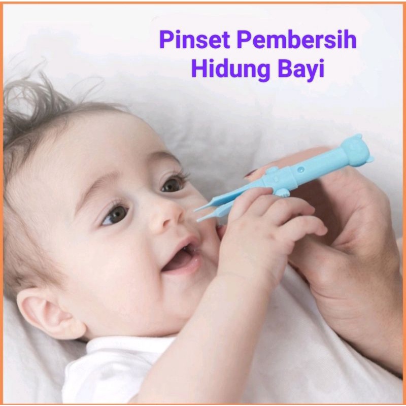 PINSET PEMBERSIH HIDUNG DAN PUSAR BAYI PENJEPIT KOTORAN