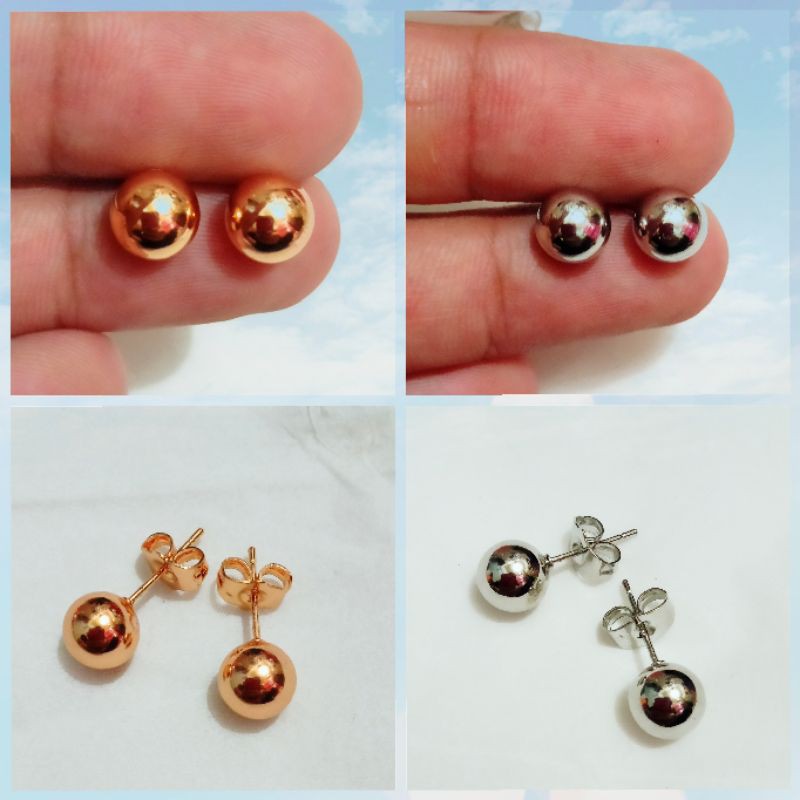 anting tusuk xuping wanita berlapis emas putih dan gold BK.