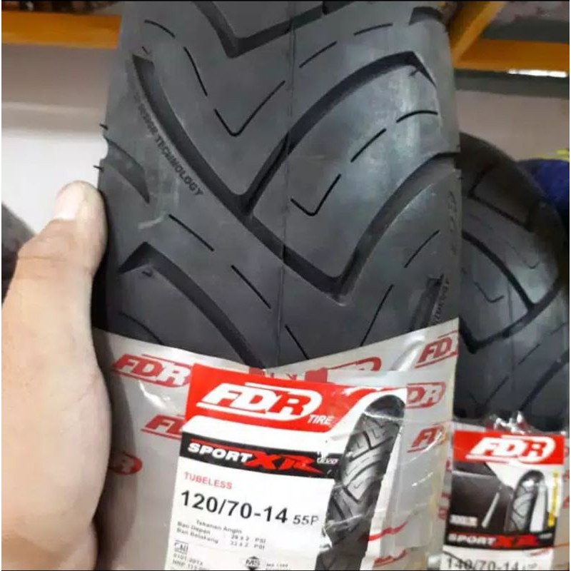 Ban Fdr sport xr 100/80-14 & 120/70-14 - Paket Ban Fdr Pcx 100/80-14 & 120/70-14 sport xr evo / Ban 