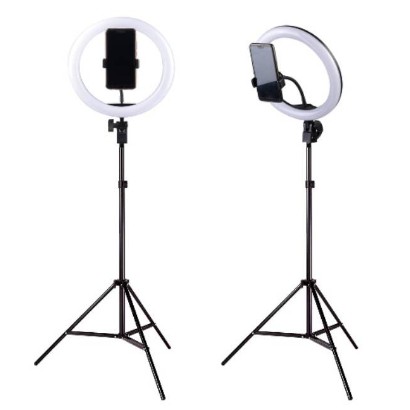 Ring Light Stand Tripod Holder Smartphone LED Light 26cm Tripod 2m Tripod Lampu