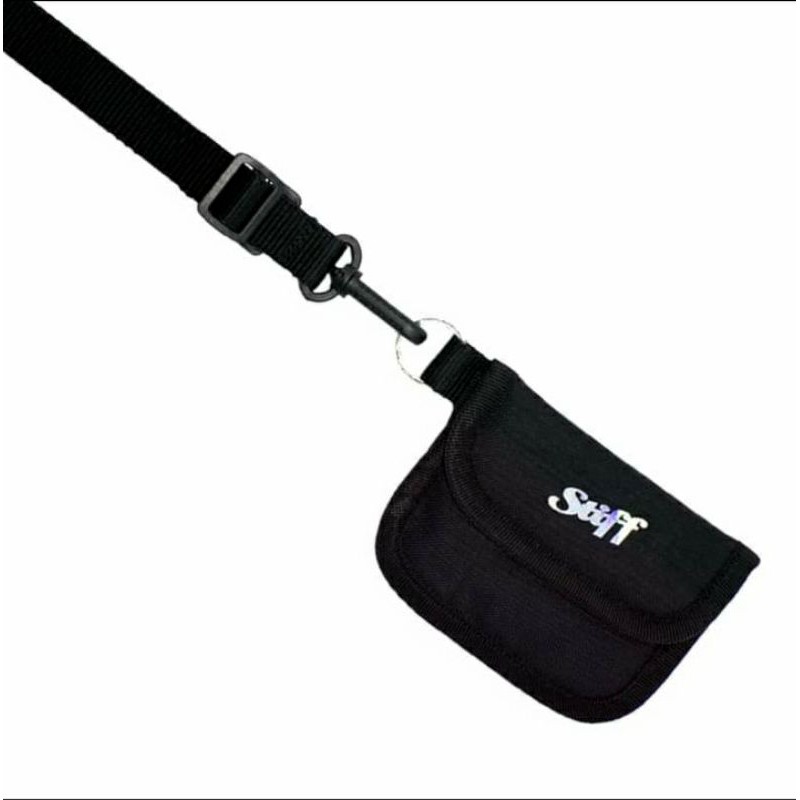 Dompet kartu/STNK | hanging wallet  Hitam label hologram spectrum - Stiff