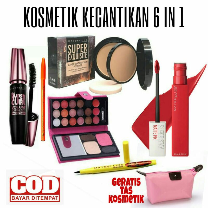 paket kosmetik /paket kecantikan / mekaup wanita /  mekaup kecantikan