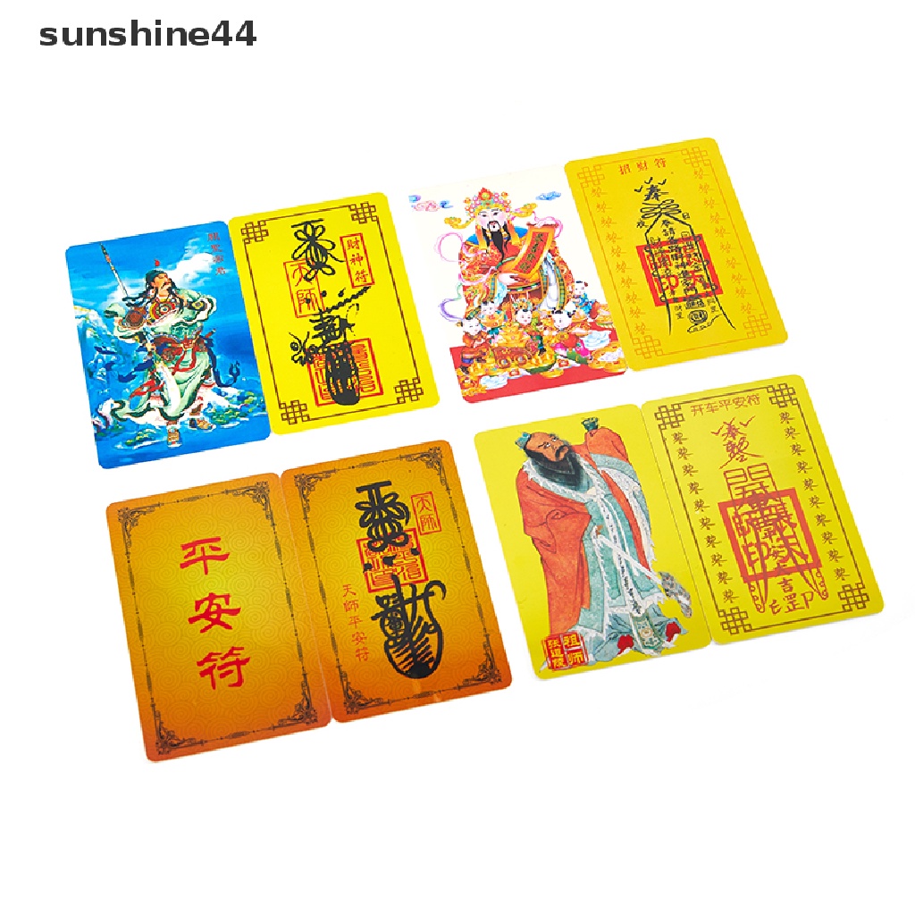 Sunshine Kartu Jimat Talisman Buddha Solicit Bahan PVC