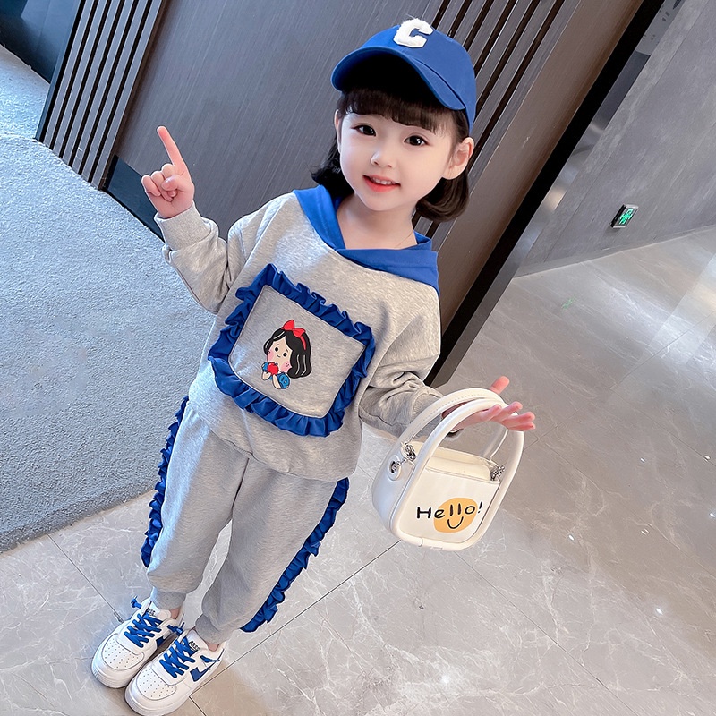 HappyOliver PASSWORD SNOWHITE Hoodie Setelan Sweater 1 - 7 Tahun Baju Anak BerKualitas