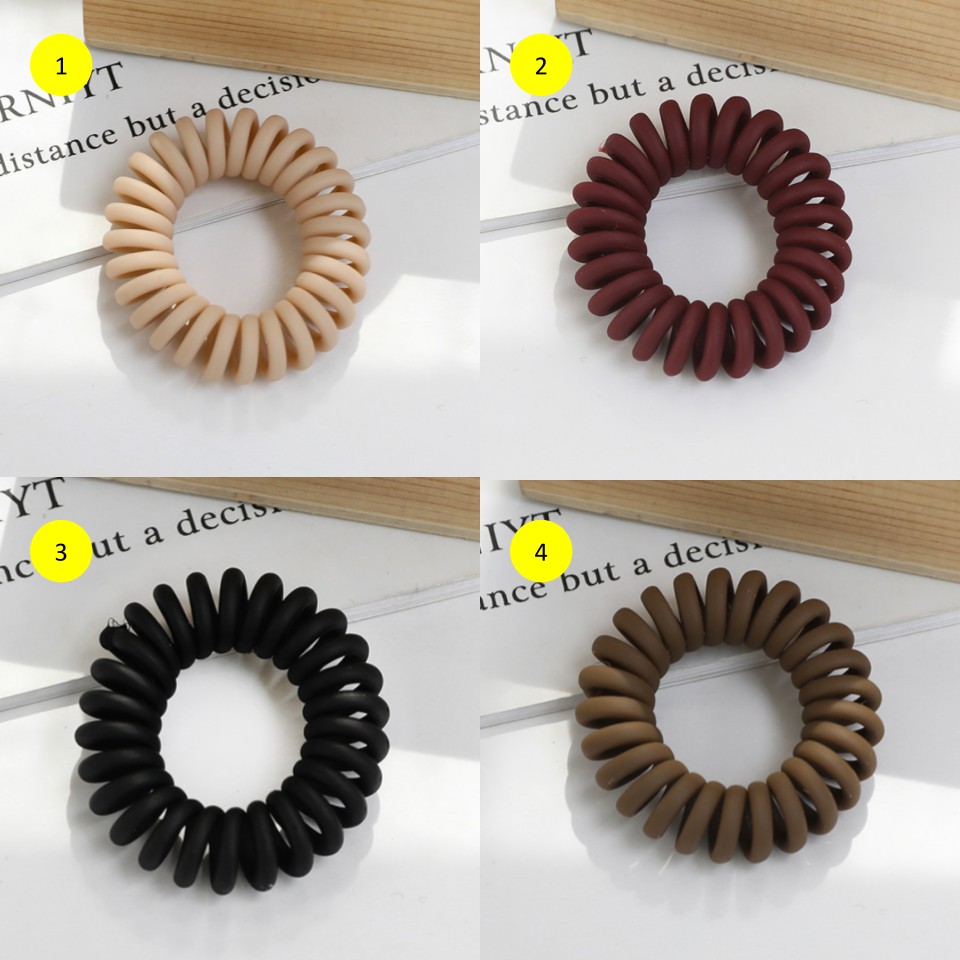 Ikat Rambut Spiral / Ikat Rambut Kabel / Ikat Rambut Korea