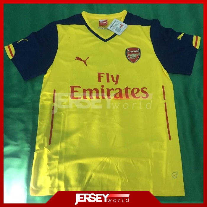 Jersey Arsenal Away 2014-2015 PREMIUM GRADE ORI
