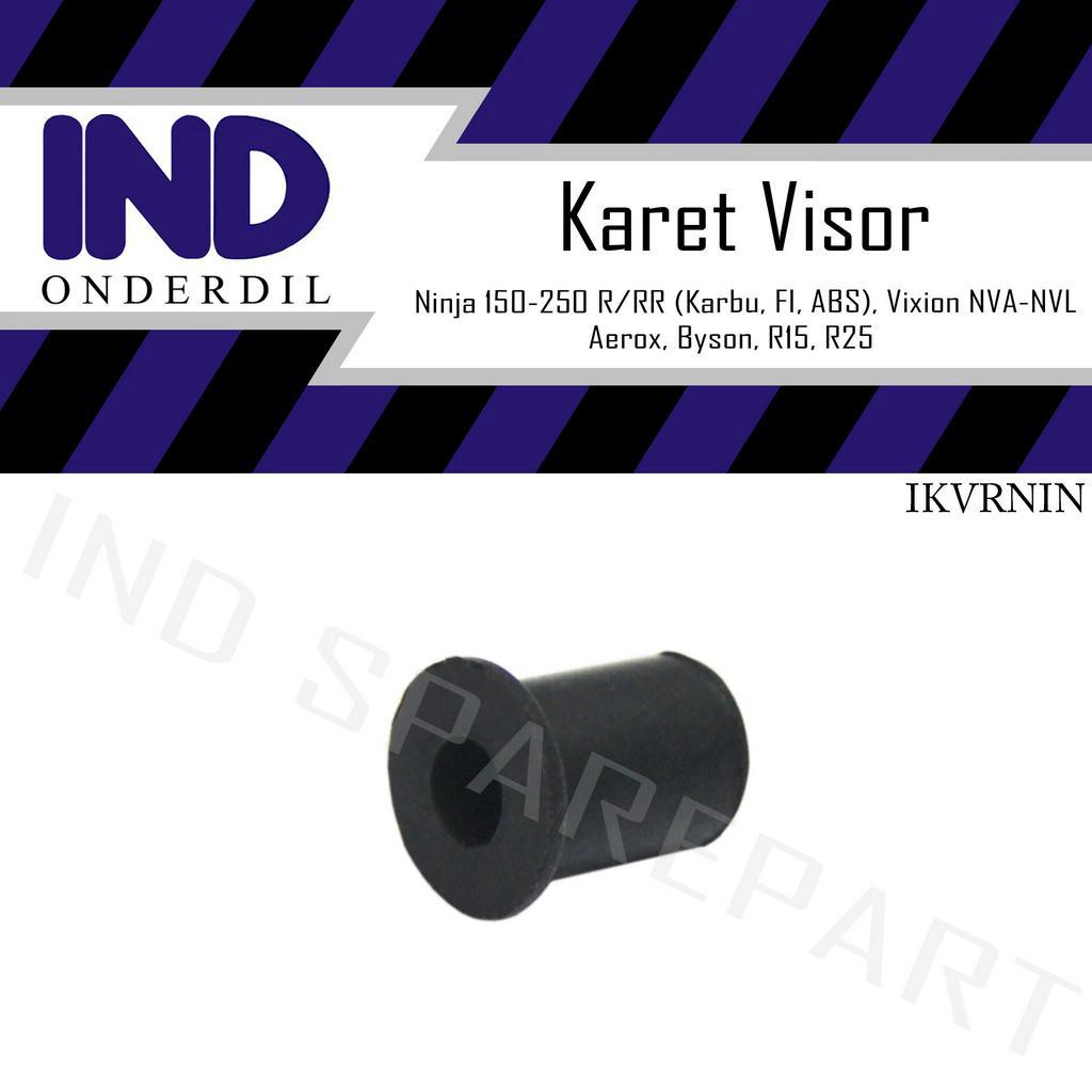 Mur Karet Ganjel-Dudukan Baut-Baud Visor-Winshield Tipis New Vixion NVA-NVL/Aerox/Byson/R15-R25