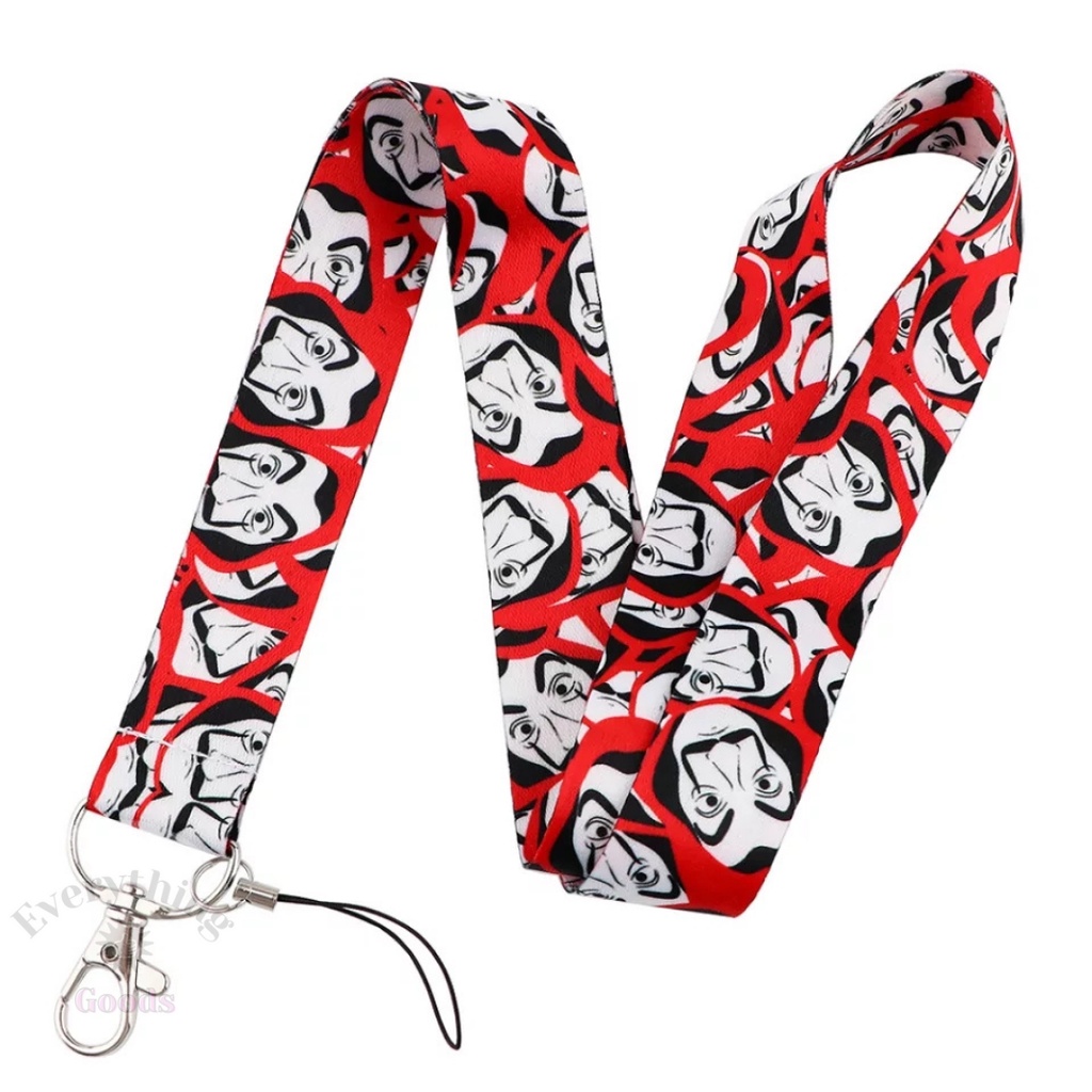 

Everything Goods - LY0000033 La Casa de Papel Lanyard Tali Lanyard Name Tag Lucu
