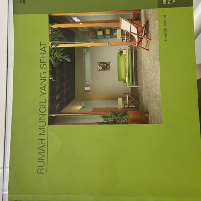 Majalah Interior Design "RUMAH MUNGIL YG SEHAT" seni menata rumah buku bekas desain furnitur arsitek