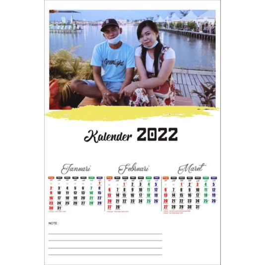

Kalender Custom 2023. Kalender isi 4 lembar Bisa Custom foto