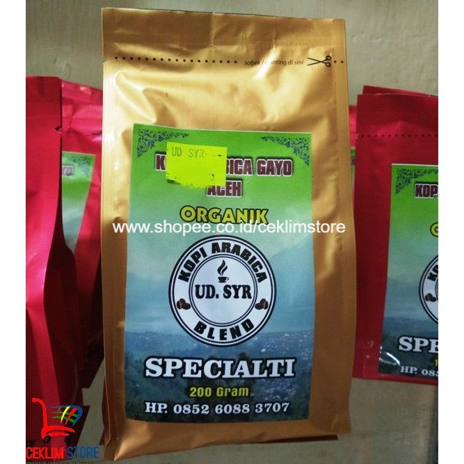 

Kopi Arabica Gayo Specialti 200Gr