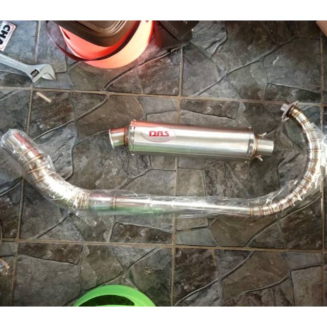 knalpot dbs bulat for VIXION.FU.TIGER.LEHER FULL CACING C