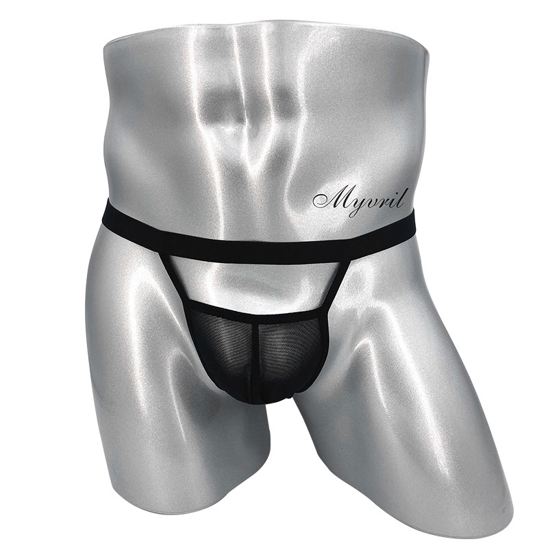 G String Pria Tipis Sexy Thong Mini Besain belakang berongga Celana Dalam Brief Y058