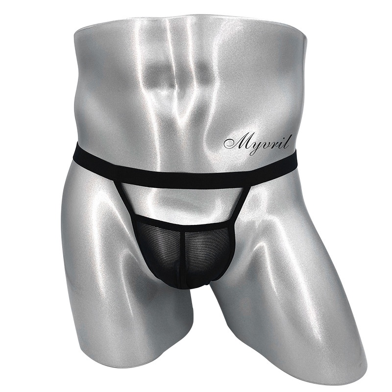 (COD) Open G String Pria Cd Transparan Sexy Celana Dalam Mini Thong Men's y058