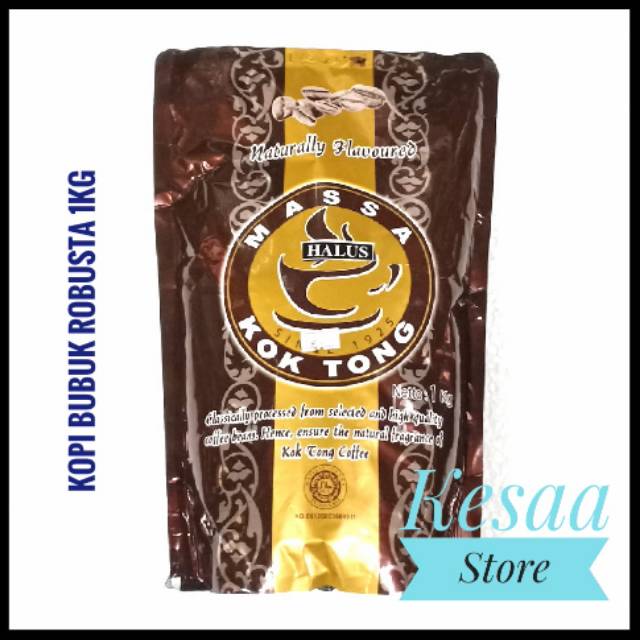 Kopi Bubuk Massa Kok Tong 1kg Asli Siantar Halus atau Kasar