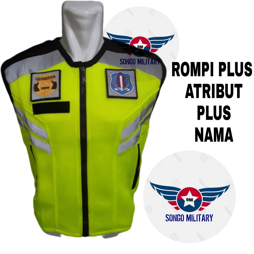 Jual Rompi Satpam Plus Nama Rompi Security Tebal Shopee Indonesia