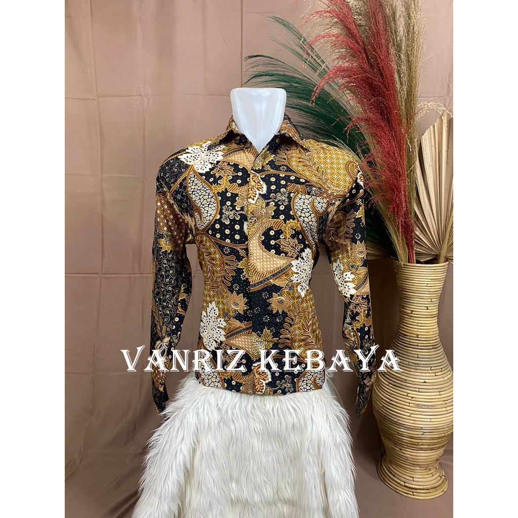 KEMEJA PANJANG BATIK / KEMEJA BATIK KEBAY / KEMEJA BATIK LENGAN PANJANG / BATIK PRIA LENGAN PANJANG / BATIK PRIA / BATIK LENGAN PANJANG / BATIK COWOK TERBARU