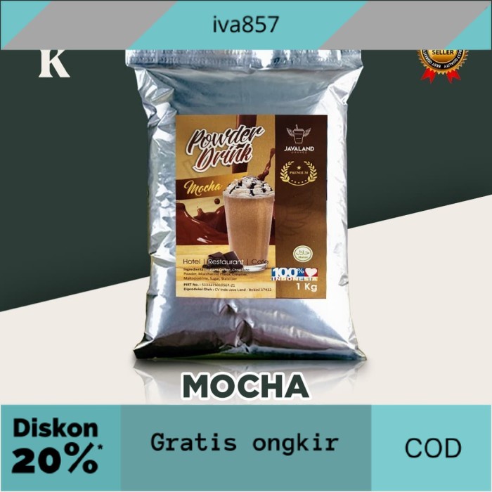 

PROMO Bubuk Minuman Premium Mocha Javaland Grande 1kg GRATIS ONGKIR