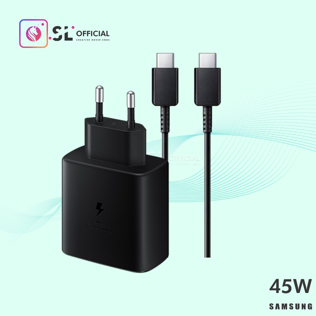 Charger SAMSUNG ORIGINAL Fast Charging 45W Type C To Type C