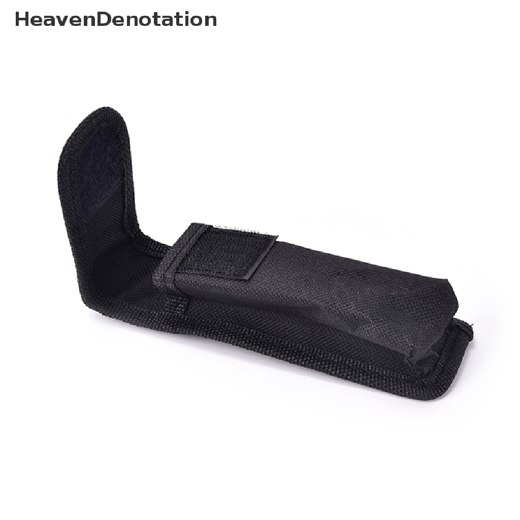 [HeavenDenotation] Outdoor black nylon Flashlight Pouch Flashlight Holster Torch Pouch Waist Belt