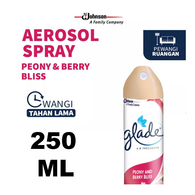 Glade Aerosol Peony and Berry Bliss 250ml