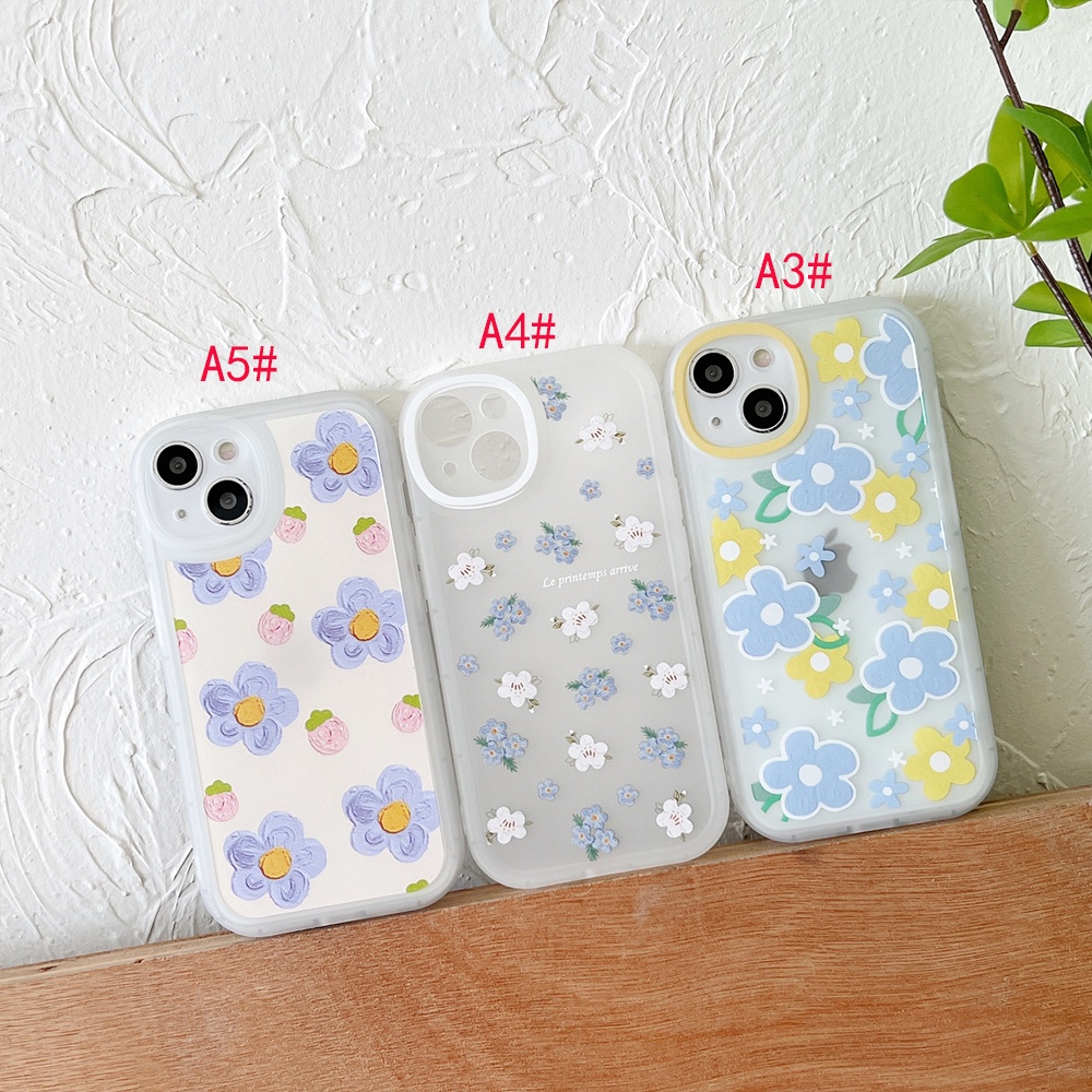 Soft Case TPU Motif Bunga Tulip 3D Untuk Samsung A13 A03 A02S A12 A22 A23 A32 A22 A52 A72 A10S A20S A30 A51 A71 A31 A50 A70